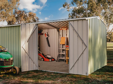 Having a shed on a concrete slab - EasyShed