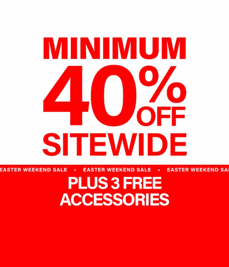 GardenShed Desktop Banner Minimum 40% Off + 3 Free Accessories Sitewide Sale