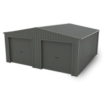 Double Garage Workshop - Big Sheds