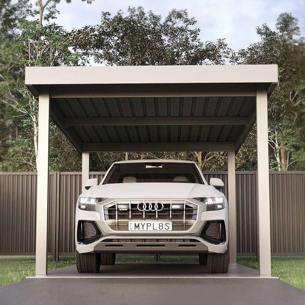 Single Carport Front View