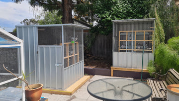 easyshed colour option - Zinc Aviaries