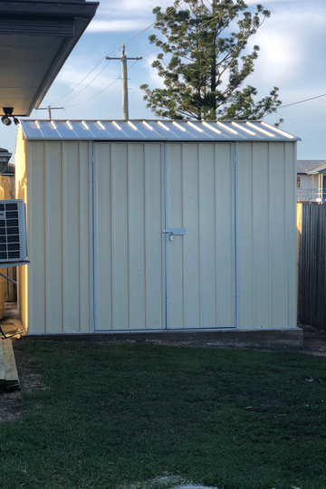 Smooth Cream Gable Shed