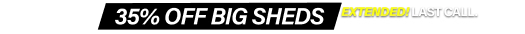 Massive Sale! Up to 30% OFF ALL SHEDS!