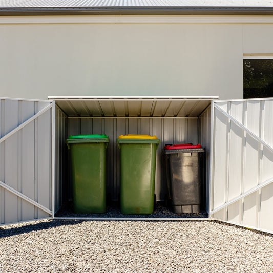 2.08m x 0.97m Wheelie Bin Storage Shed - EasyShed