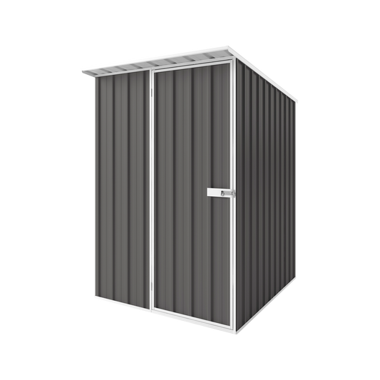 1.5m x 1.9m x 2.1m Skillion Roof Garden Shed - EasyShed