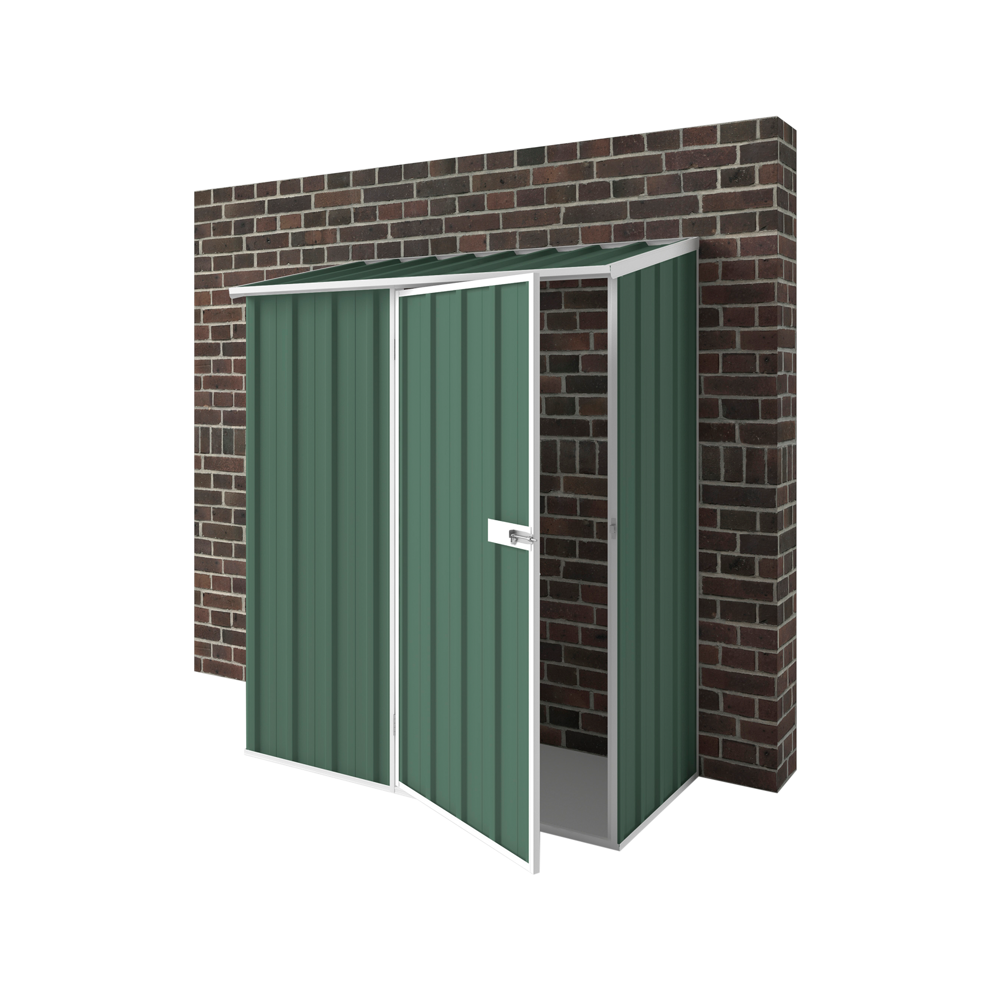 1.5m x 0.78m Off The Wall Garden Shed - EasyShed