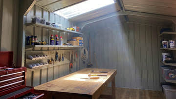 How to Add a Skylight to Your Garden Shed