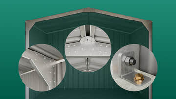 Portal Frame Kit for Gable Roof Shed