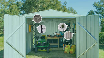 11 Ways to Customise A Metal Shed