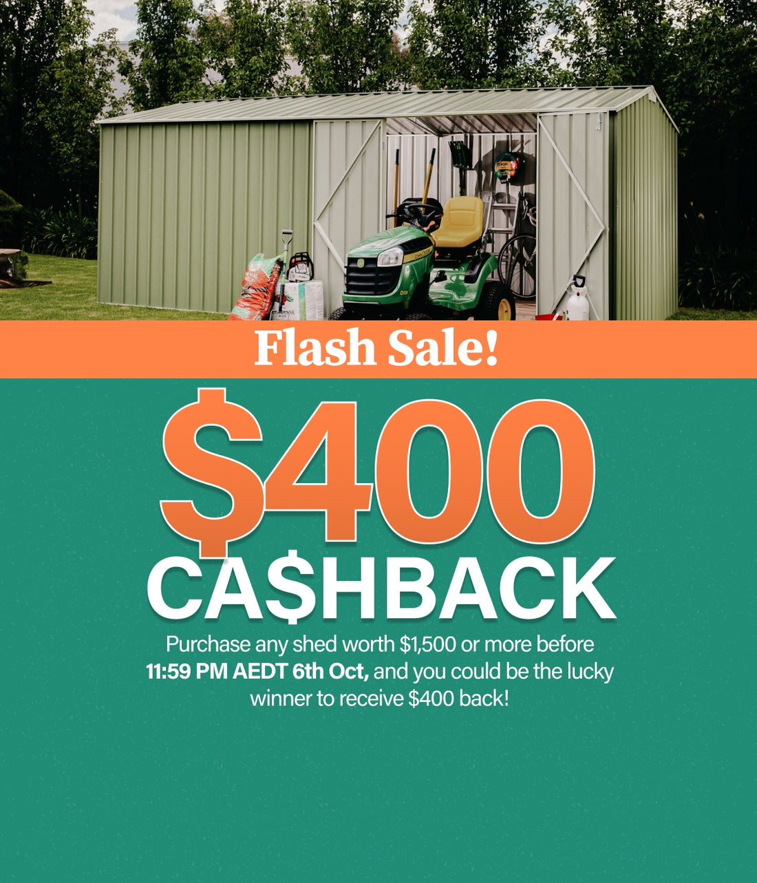 Mobile Banner 400 Cashback Flash Sale