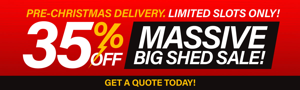 Bigshed Collection Banner 35% Off Sale