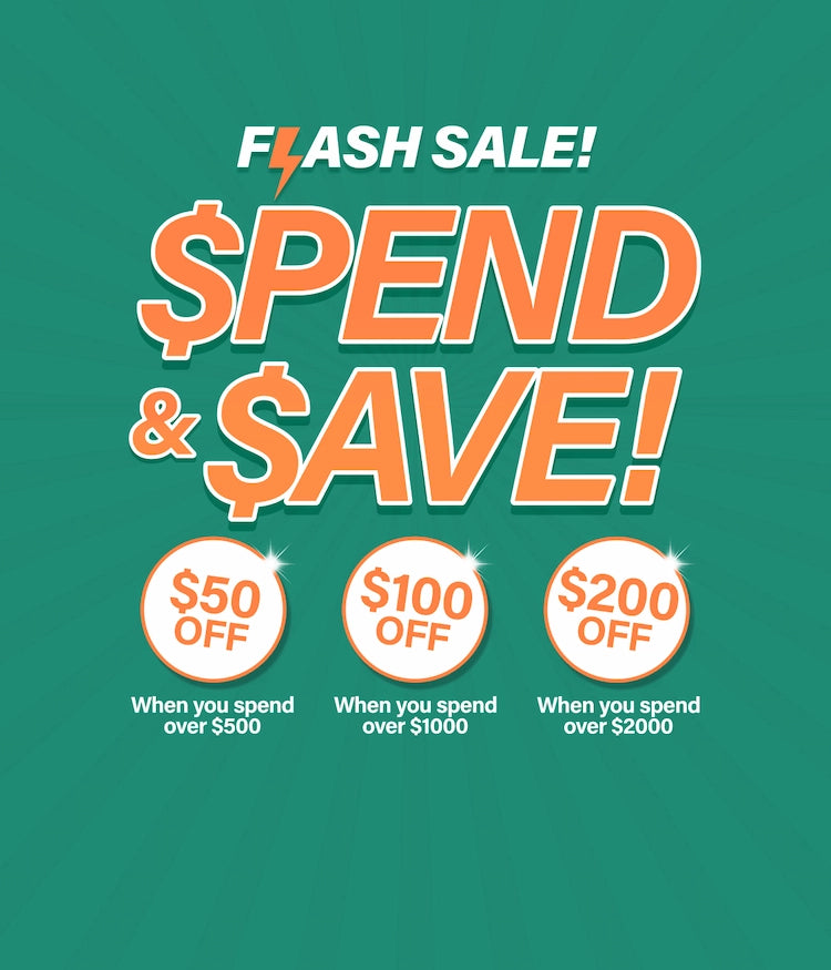 Desktop Banner Spend and Save Flash Sale