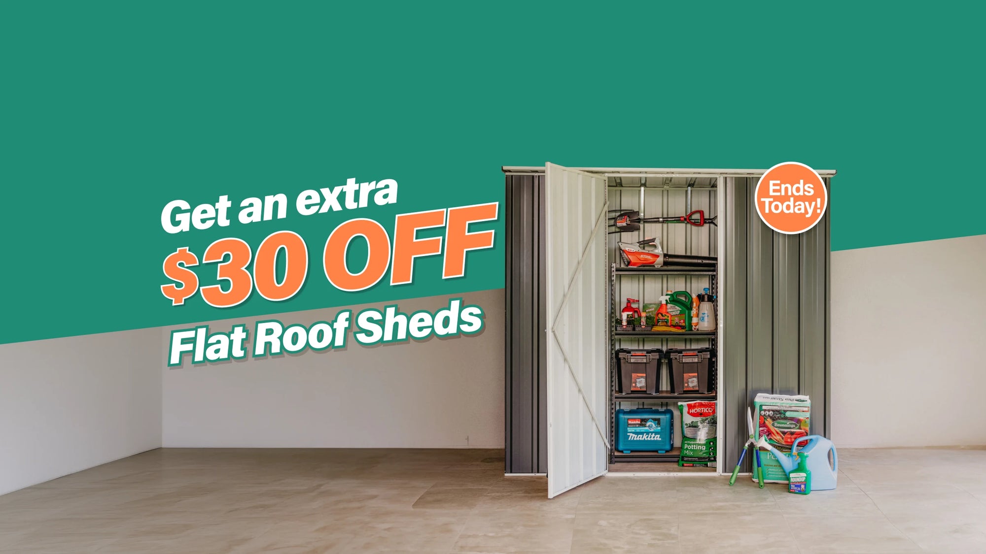 Desktop Banner TAF30 Flat Flash Sale Ends Today