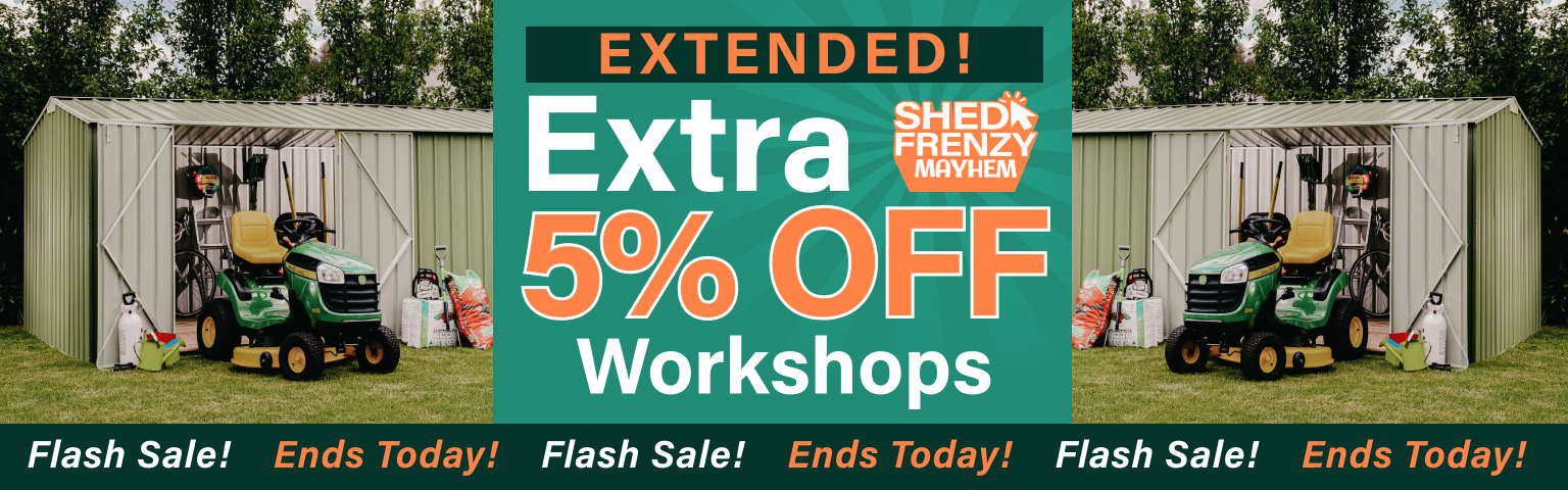 Collection Banner %% Off Workshops Flash Sale Ends Today Final
