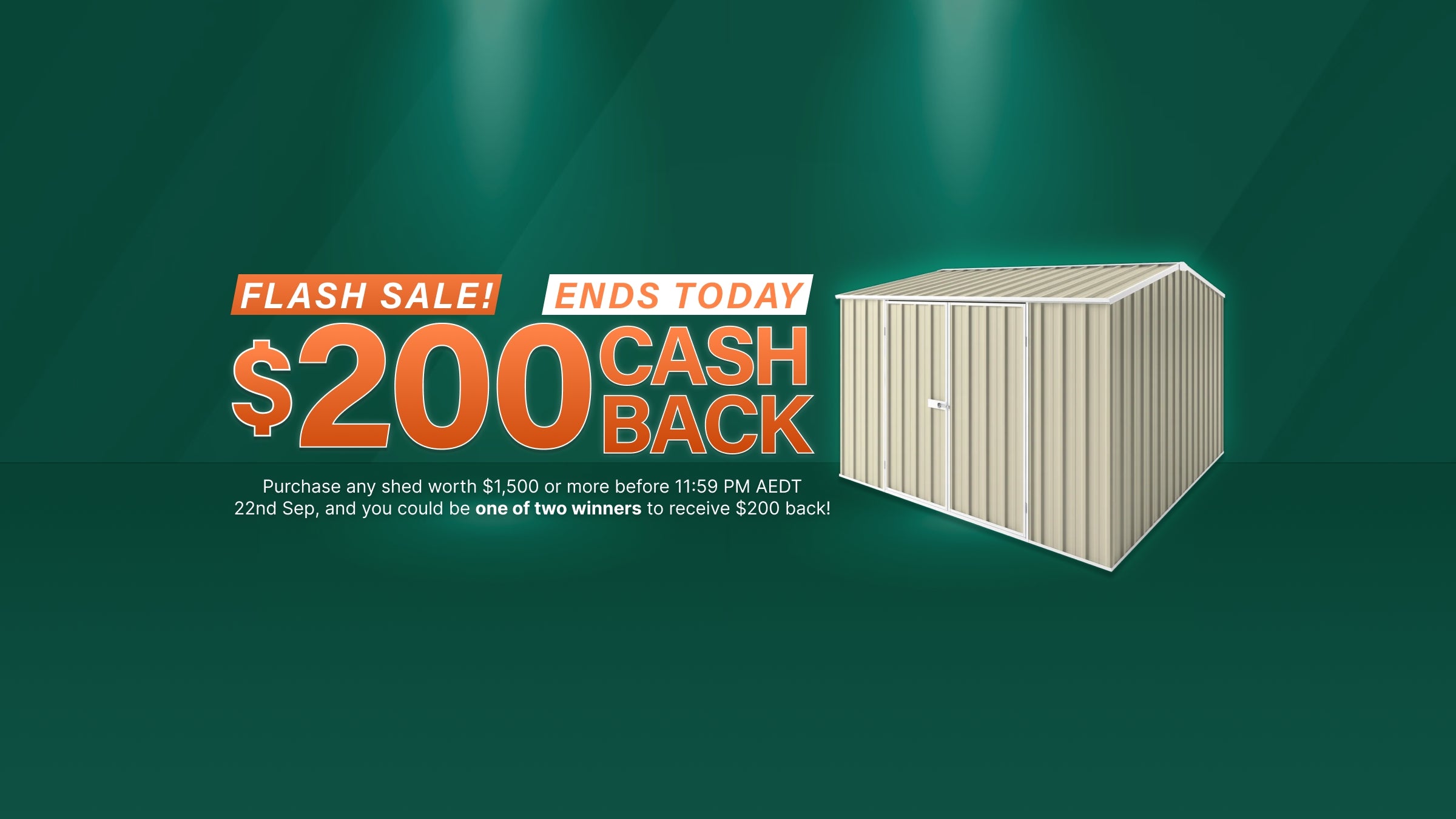 Desktop Banner 200 Cashback Flash Sale Ends Today