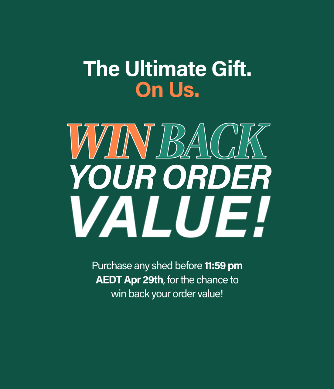Win Back Your Order Value Mobile Banner