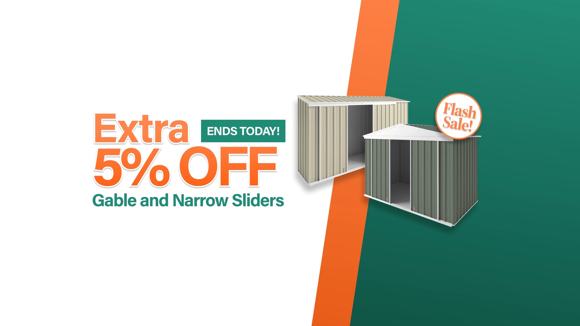 Desktop Banner Sliders Flash Sale Ends Today