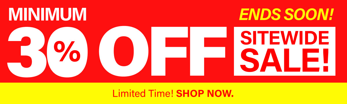 GardenShed Mega Menu Banner Minimum 30% Off Sitewide Sale Ends Today