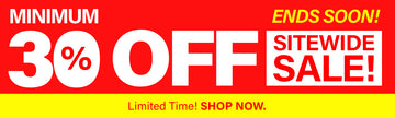 GardenShed Mega Menu Banner Minimum 30% Off Sitewide Sale Ends Today