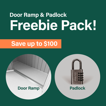 Door Ramp and Padlock Bundle