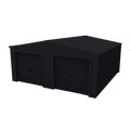 Double Garage Shed 6m x 6m x 2.4m - Monolith