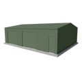Large Workshop Shed 9m x 12m x 3m - Mist Green