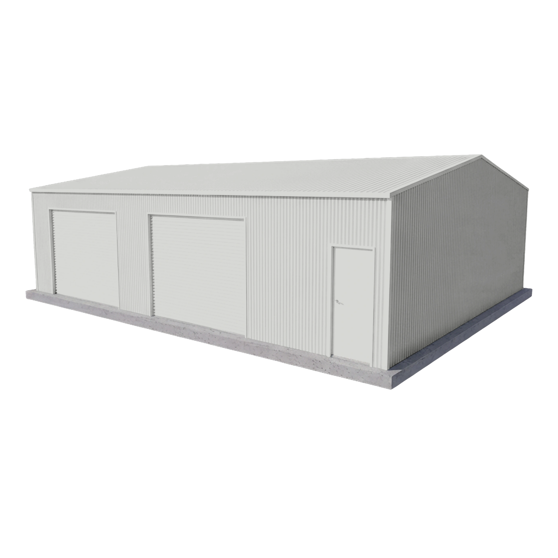 Large Workshop Shed 9m x 12m x 3m - Zinc