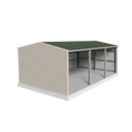 Machinery Shed 7m x 9.5m x 3m - Mist Green/Off White