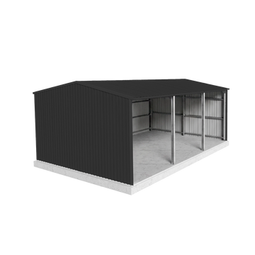 Machinery Shed 7m x 9.5m x 3m - Slate Grey