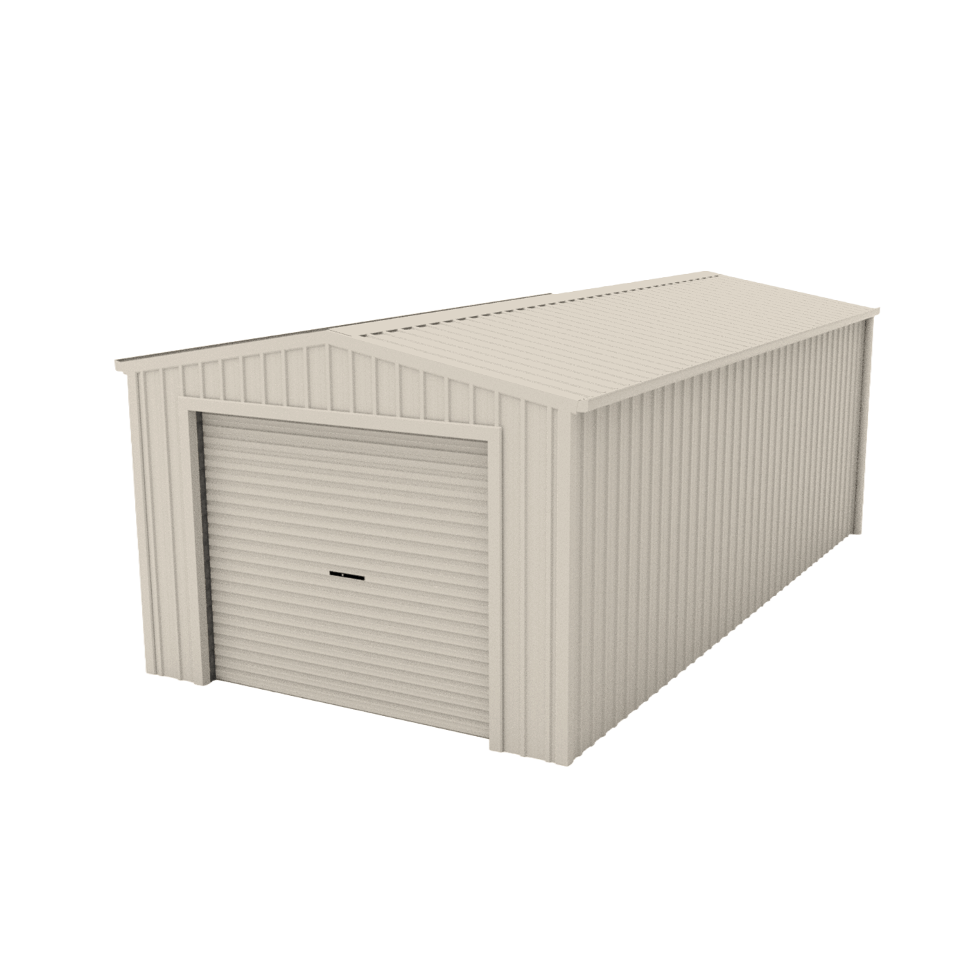 Single Garage - 4m x 7m x 2.4m - Off White