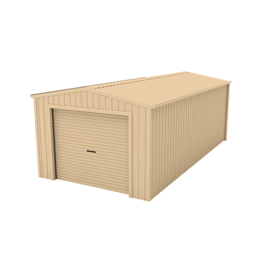 Single Garage - 4m x 7m x 2.4m - Smooth Cream