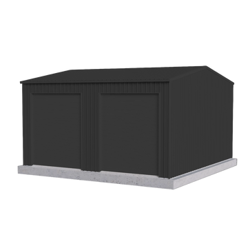 Workshop Shed 6m x 6m x 2.4m - Slate Grey