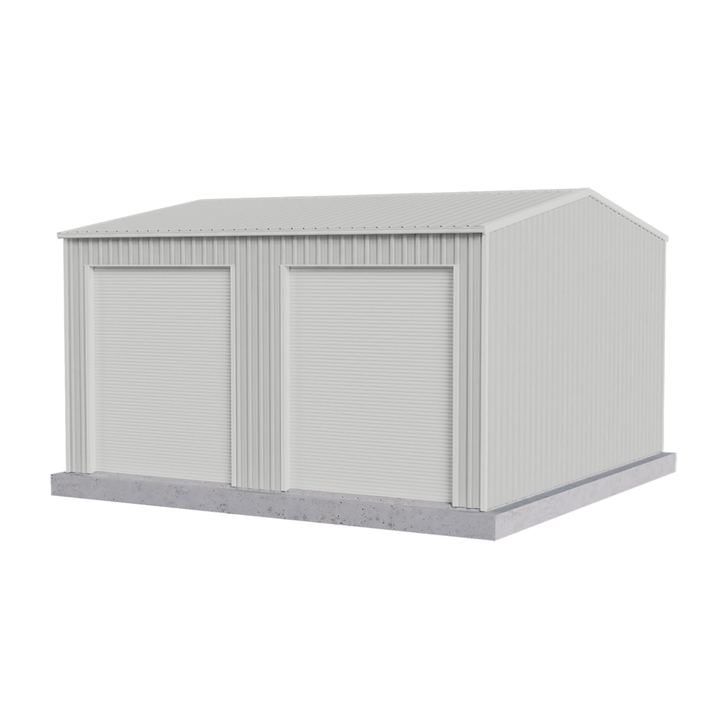 Workshop Shed 6m x 6m x 2.4m - Zinc