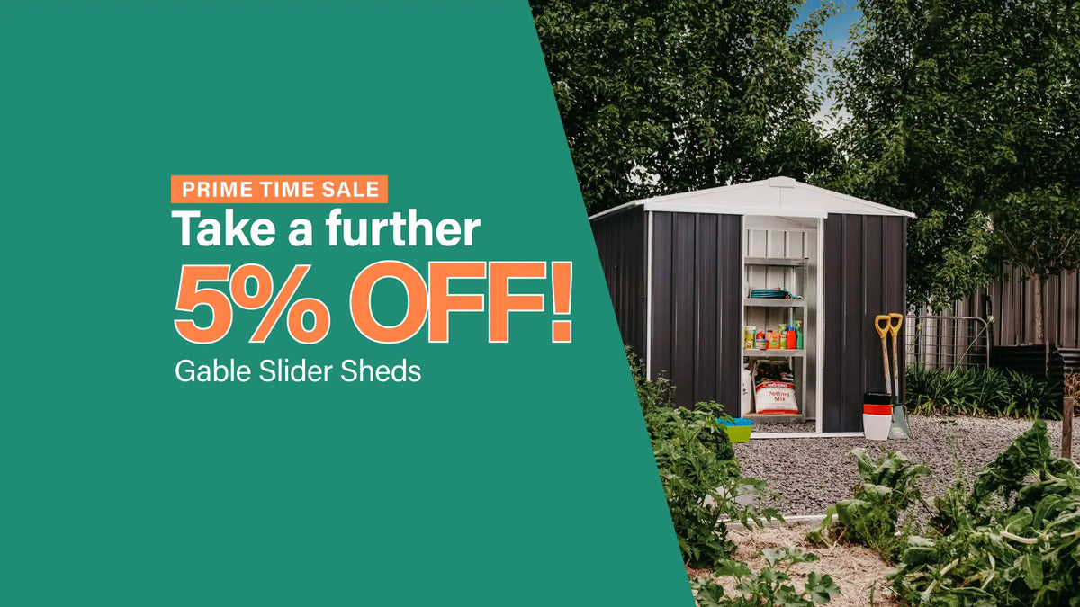 Desktop Banner Gable Slider Sheds Prime Time Flash Sale