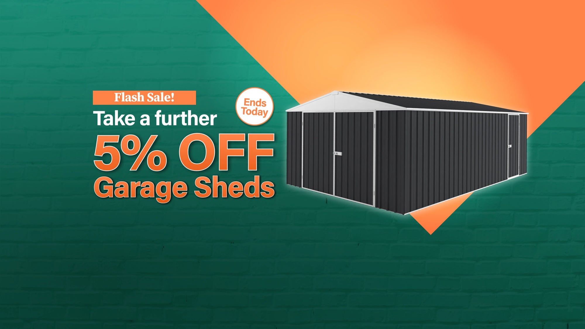 Desktop Banner TAF5 Garage Flash Sale Ends Today