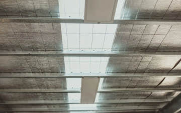 Skylight for Natural Light in Big Shed