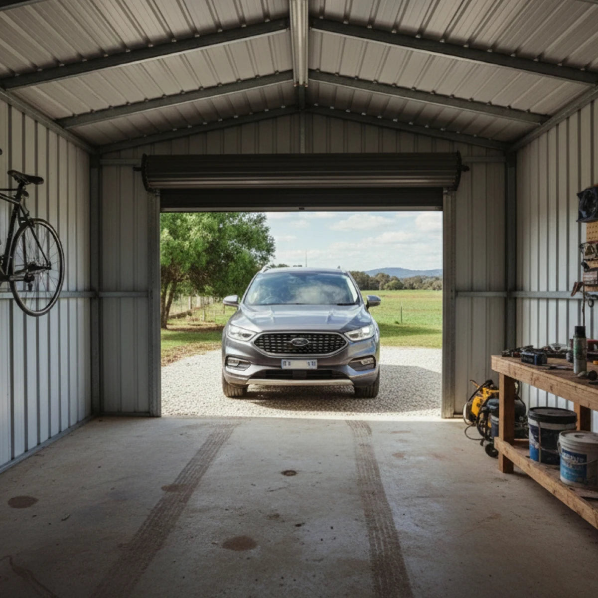 Single Garage - 4m x 7m x 2.4m - Monolith