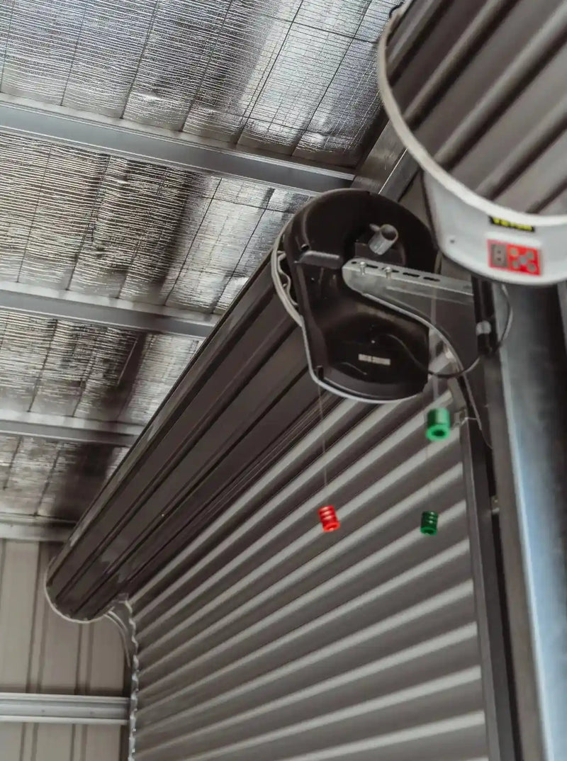 Double Garage Shed with Roller Doors