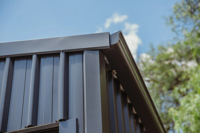 Double Garage with gutter