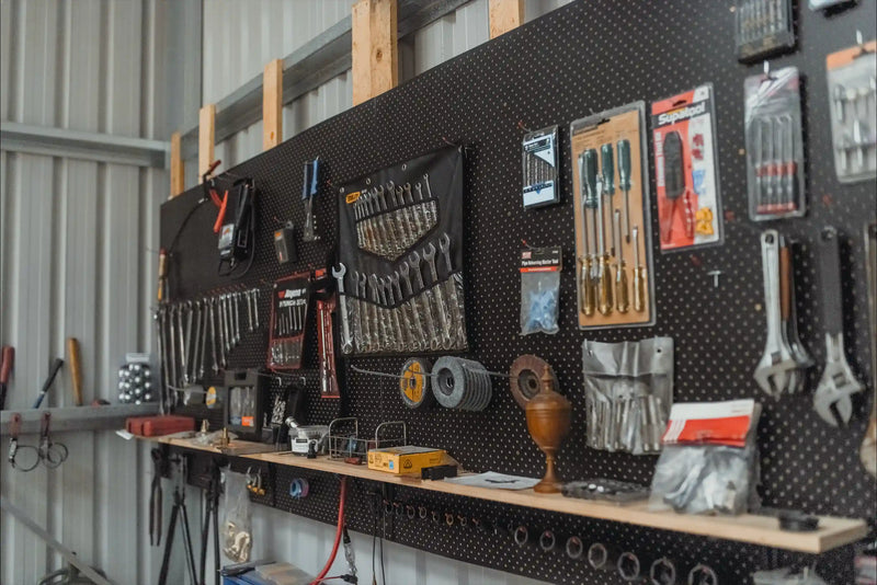 Storage Room for Tools with Spacious Space
