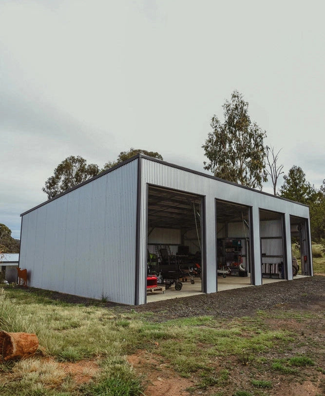Skillion Roof Big Machinery Shed