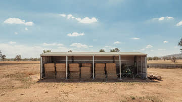 Big Strong Hay Shed in Australia