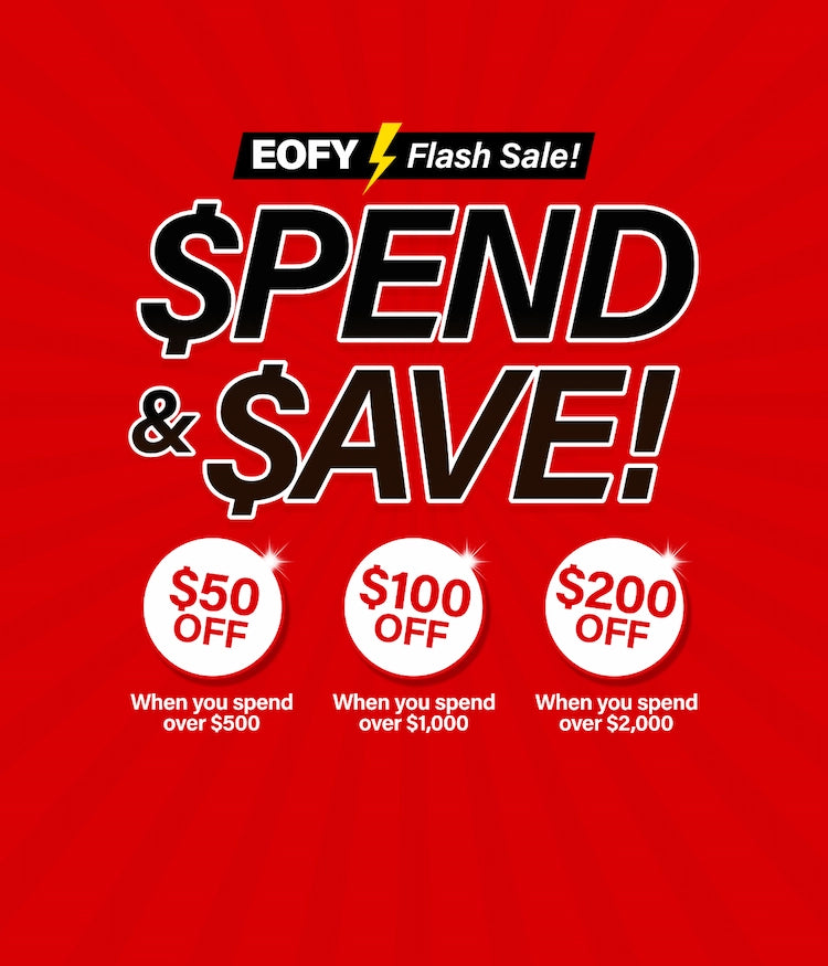 Desktop Banner Spend and Save EOFY Flash Sale