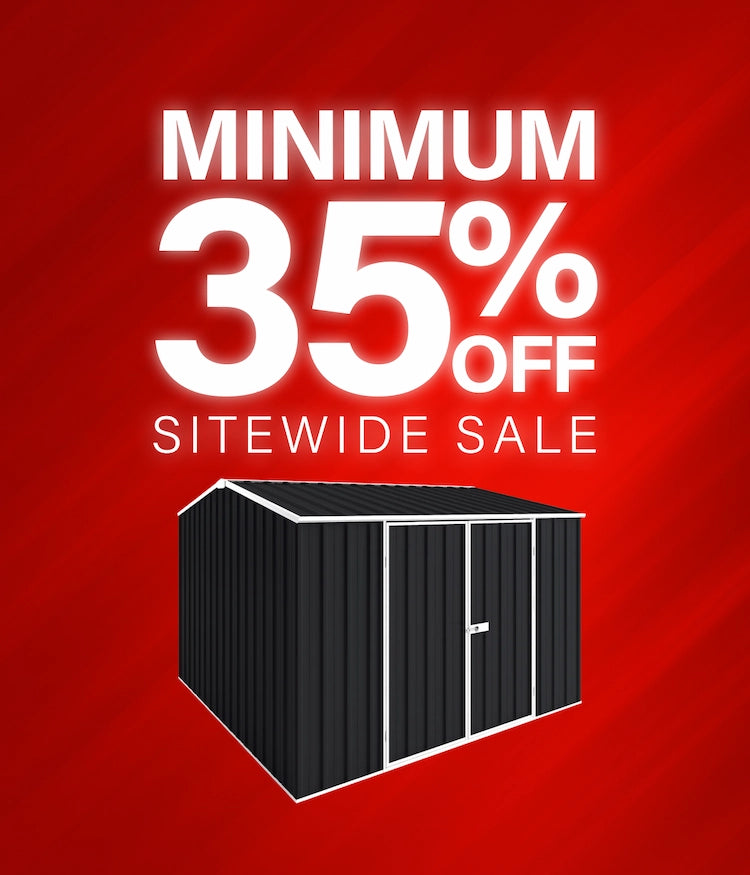 GardenShed Desktop Banner Minimum 35% Off Sitewide Sale