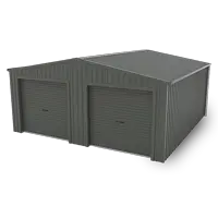 Double Garage Workshop - Big Sheds