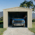 Single Garage - 4m x 7m x 2.4m - Gull Grey/Off White