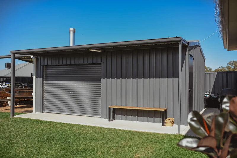 Man Cave Shed for storing boats and tools