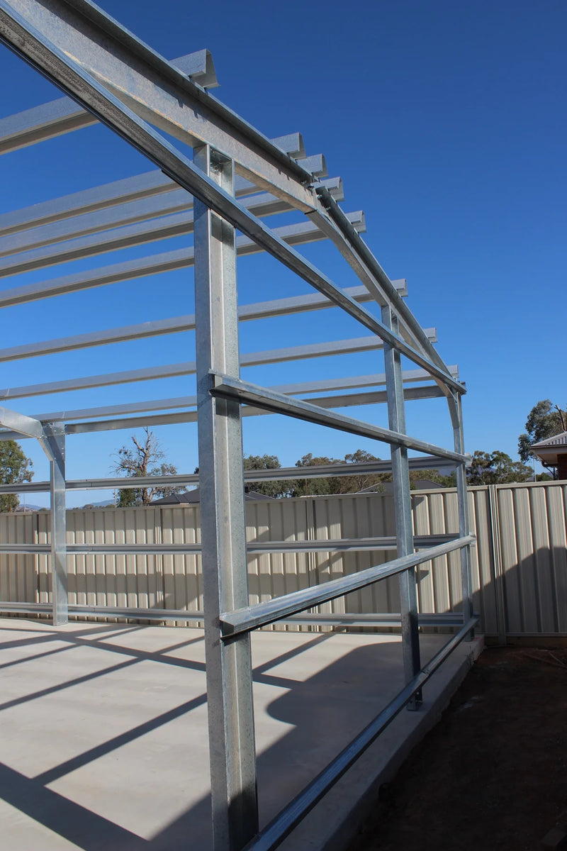 Big Shed building using tough aussie made galvanised steel