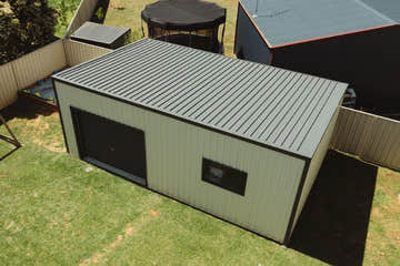 Skillion Roof Single Garage Shed