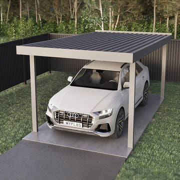 Single Carport Top View